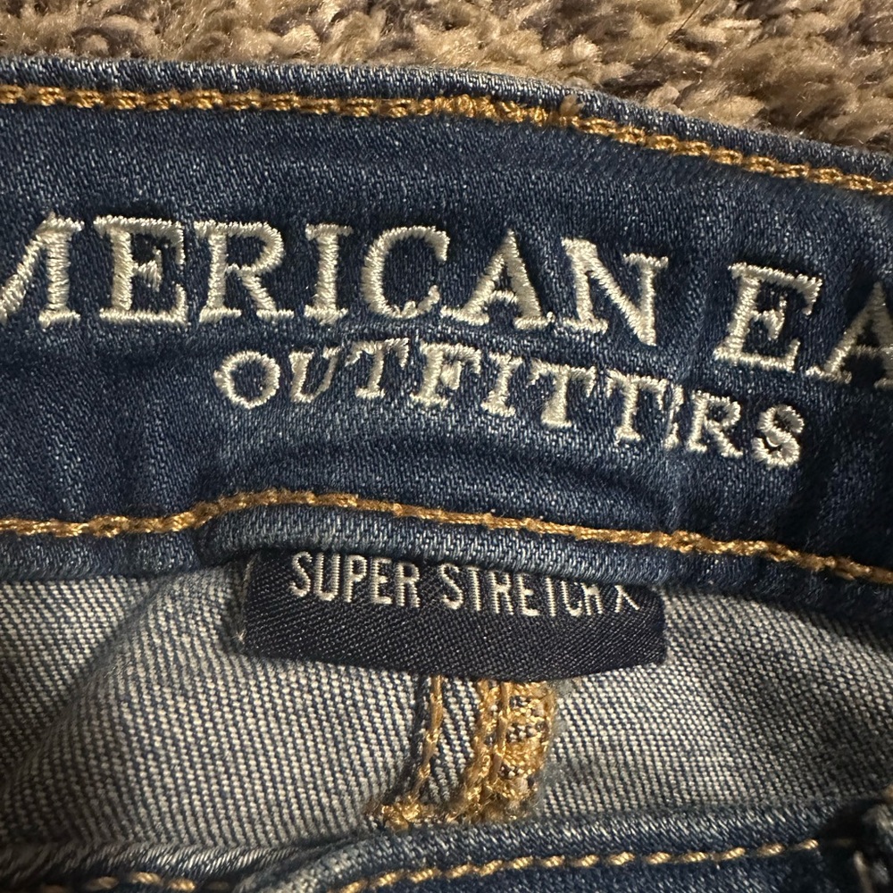 American Eagle Outfitters Dark Blue Skinny Jeans - Picture 2 of 3